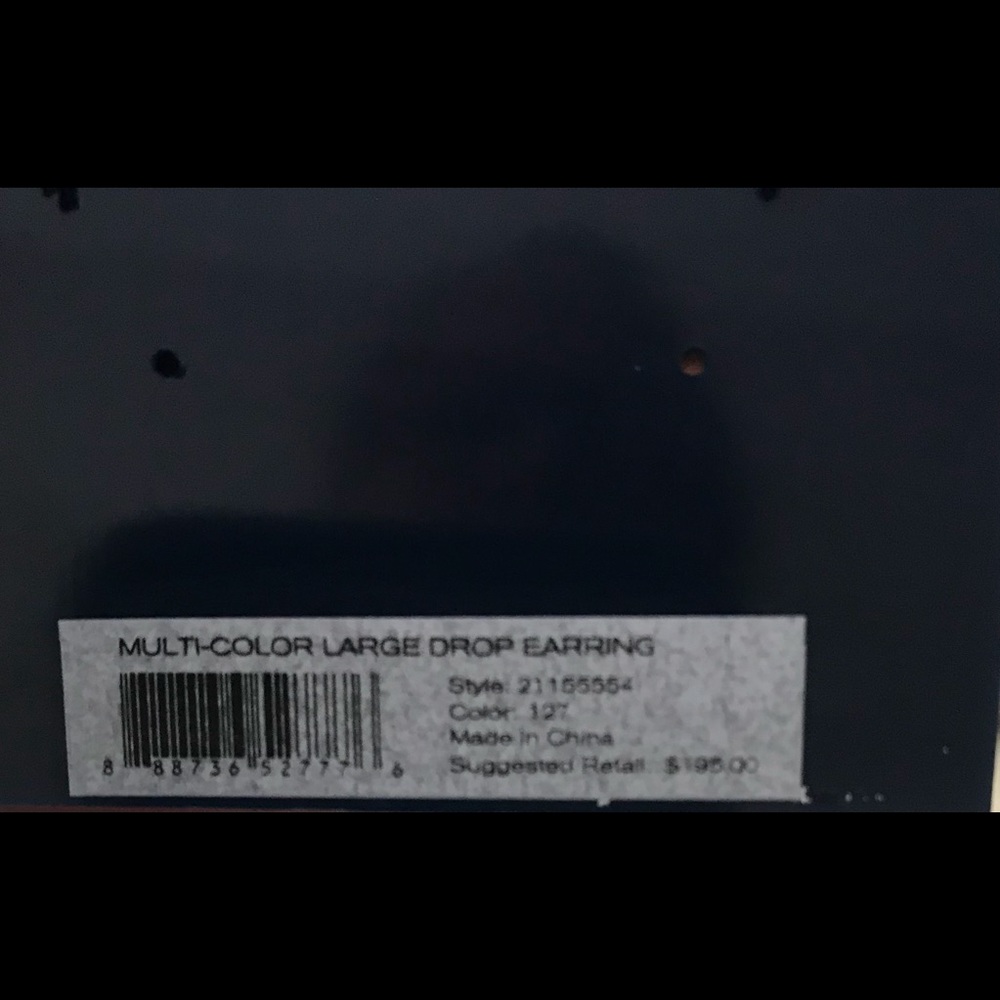 Tory Burch Multi-Color Large Drop Earring - image 4